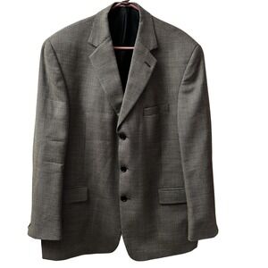 J Ferrar Mens Blazer 46R Wool Jacket